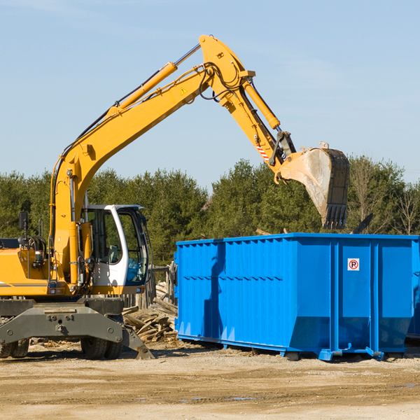 what kind of customer support is available for residential dumpster rentals in Canton Valley